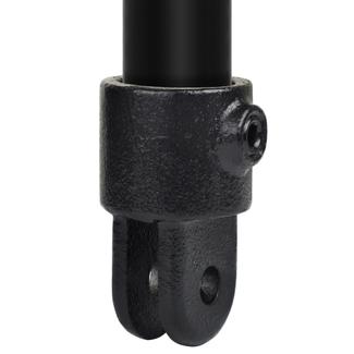 Doos Huls t.bv. scharnierstuk - zwart-E / 48,3 mm (40 stuks)